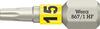 WERA Bit z TVrého materiál 1/4" DIN 3126 C6.3 T15x25mm s funkciou uchytenia Wera