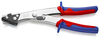 KNIPEX 90 55 280 EAN Vystrihovač plechu s multi-komponentnými úchopmi poniklované 280 mm