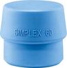 Hlava SIMPLEX 60mm TPE mäkká typ 3201 Halder
