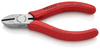 KNIPEX 70 11 110 Bočné cvikacie kliešte poplastované čierne atramentované 110 mm