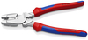 KNIPEX 09 15 240 Kliešte „Lineman's“ Americký štýl s multi-komponentnými úchopmi pochrómované 240 mm