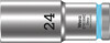 WERA 8790 HMC Deep Nástrojná hlavica, upínacia časť 1/2", 24 x 83 mm