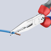 KNIPEX 13 05 160 Elektrikárske kliešte pochrómované 160 mm