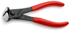 KNIPEX 68 01 160 SB Čelné cvikacie kliešte poplastované čierne atramentované 160 mm
