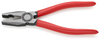 KNIPEX 03 01 200 Kombinované kliešte poplastované čierne atramentované 200 mm