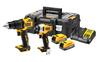 DeWALT KOMBO SADA 18V POWERSTACK 2x1,7Ah (DCD709+DCF809) Tstak II