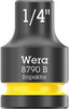 WERA 8790 B Nástrojová hlavica Impaktor s pripojovacím rozmerom 3/8", 1/4" x 30 mm