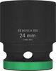 BOSCH Nástrčný kľúč PRO Impact Socket, 1/2", 24 mm - 2608003054