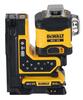 DeWALT Laser krížový 3x360° zelený laser s diaľkovým ovládaním 18V kufor 1x2,0Ah