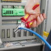 KNIPEX 97 78 180 T Lisovacie kliešte pre dutinky izolované s multi-komponentnými úchopmi, VDE testov