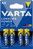 Batérie LONGLIFE VARTA Power AA 4ks blister