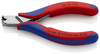 KNIPEX 64 12 115 Čelné cvikacie kliešte pre elektroniku s multi-komponentnými úchopmi 115 mm