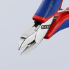 KNIPEX 77 22 115 SB bočné cvikacie kliešte pre elektroniku s prevlečným kĺbom s multi-komponentnými 