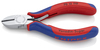 KNIPEX 70 15 110 Bočné cvikacie kliešte s multi-komponentnými úchopmi pochrómované 110 mm