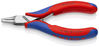 KNIPEX 36 22 125 Montážne kliešte na elektroniku s multi-komponentnými úchopmi 125 mm