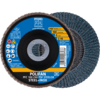 PFERD TOOLS POLIFAN-Disky s plochým okrajom PFC 100 Z40 PSF STEELOX/16