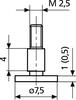 Nadstavec tanierový 7,5mm pre hĺbkomer Mahr