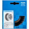 PFERD TOOLS závitové pohárové kefy POS TBG 100/M14 INOX 0,50