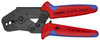 KNIPEX 97 52 20 Lisovacie kliešte krátky dizajn s multi-komponentnými úchopmi leštené 195 mm