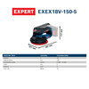 BOSCH EXPERT EXEX18V-150-5 - Akumulátorová excentrická brúska sólo - 0601372900