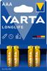 Batéria LONGLIFE VARTA AAA 4ks blister