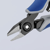 KNIPEX 79 42 125 Z Presné bočné cvikacie kliešte pre elektroniku s multi-komponentnými úchopmi lešte