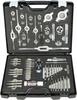 EXACT Sada závitníkov 61 diel M3-12 ručné / očko / vrtáky HSS-Exact