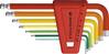 PB SWISS TOOLS Sada kľúčov imbus 7 diel 1,5 - 6mm Rainbow gulička typ PB 212 PB Swiss Tools