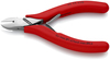 KNIPEX 77 11 115 bočné cvikacie kliešte pre elektroniku s prevlečným kĺbom s protišmykovými plastový