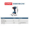 BOSCH EXPERT EXDX18V-210 - Akumulátorový rázový uťahovač sólo - 06019J0400