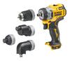 DeWALT Vŕtačka s multifunkčnou hlavou 12V, bez AKU a nabíjačky  DCD703NT