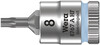 WERA 8767 A HF TORX® Zyklop zástrčný nástavec, s pridržiavacou funkciou, upínacia časť 1/4", TX 8 x 28 mm