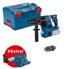 BOSCH PRO GBH 18V-28 CF + GDE - Akumulátorové vŕtacie kladivo s upínaním SDS plus sólo - 0611921004
