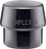 Hlava SIMPLEX 50mm Guma typ 3202 Halder