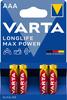 Batérie LONGLIFE VARTA Max Power AAA 4ks blister