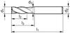 Schaftfräser VHM 3,0mm Z6 ER0,2mm Signum Typ H Werksnorm extralangG-Mold 65 FR GÜHRING