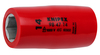 KNIPEX 98 47 14 Šesťhranný nástrčný kľúč pre šesťhranné skrutky s vnútorným štvorhranom 1/2" 55 mm