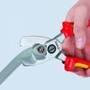 KNIPEX 95 16 200 SB Nožnice na káble s dvojitou reznou hranou izolované s multi-komponentnými rukovä