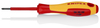 KNIPEX 98 25 00 Skrutkovač pre skrutky s krížovou drážkou Pozidriv® izolovaná multi-komponentná ruko
