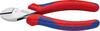 Kompakt-Seitenschneider verchromt mit Kunststoff-Griffen 160mm KNIPEX