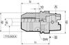Hydrodehnspannfutter DIN69893A HSK-A63 20x80mm ťažké GÜHRING