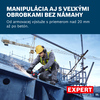 BOSCH EXPERT EXWX18V-15S - Akkumulátoros sarokcsiszoló X-LOCK-kal - 06019M6101