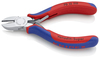 KNIPEX 70 15 110 Bočné cvikacie kliešte s multi-komponentnými úchopmi pochrómované 110 mm