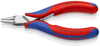 KNIPEX 36 32 125 Montážne kliešte na elektroniku s multi-komponentnými úchopmi 125 mm