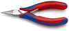 KNIPEX 35 22 115 SB kliešte pre elektroniku s prevlečným kĺbom s multi-komponentnými úchopmi 115 mm