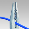 KNIPEX 13 05 160 T BK Elektrikárske kliešte s multi-komponentnými úchopmi, s integrovaným závesným o