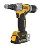 DeWALT Nitőgép 6,4mm 18V POWERSTACK 2x1,7Ah Tstak DCF414E2GT