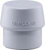 Hlava SIMPLEX 40mm TPE stredná typ 3203 Halder
