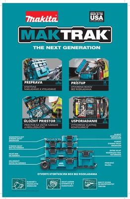 MAKITA leták MAKTRAK