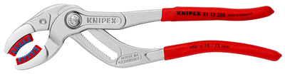 KNIPEX 81 13 250 SB Kliešte na sifóny a konektory s protišmykovým plastovým povrchom pochrómované 25